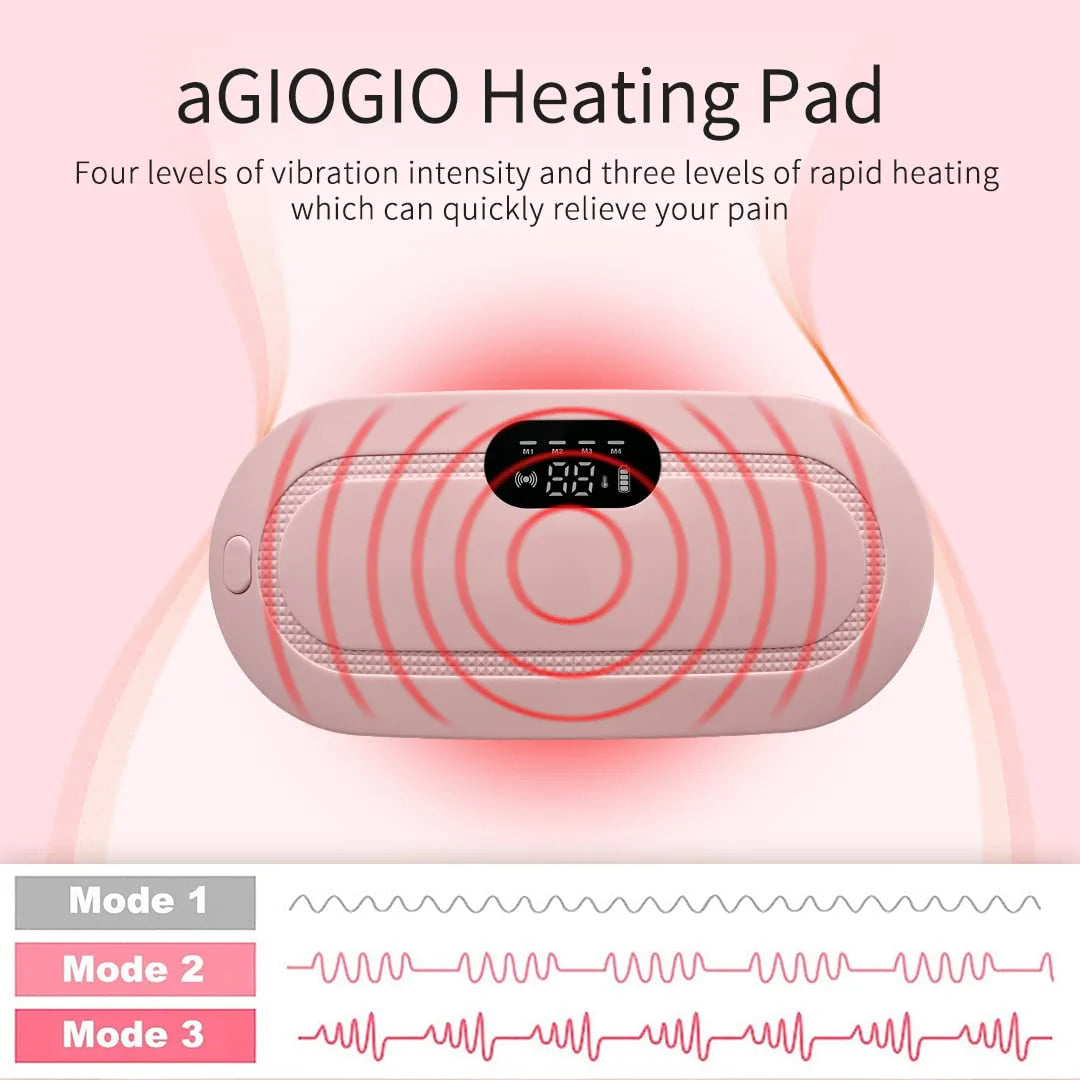 Portable Cordless Heating Pad – Rechargeable Menstrual Heating Belt for Period Pain Relief