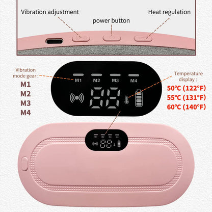 Portable Cordless Heating Pad – Rechargeable Menstrual Heating Belt for Period Pain Relief