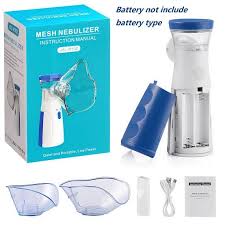 JSL-W302 Portable Mesh Nebulizer – Silent Handheld Nebulizer Machine for Adults & Kids (USB Rechargeable)