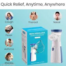 JSL-W302 Portable Mesh Nebulizer – Silent Handheld Nebulizer Machine for Adults & Kids (USB Rechargeable)